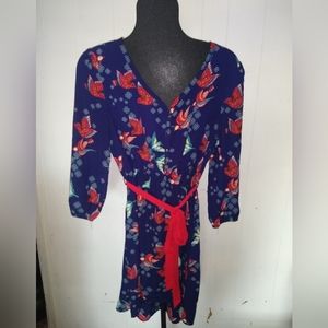 Sparrow dress classic rockabilly tattoo retro 50's style whimsical